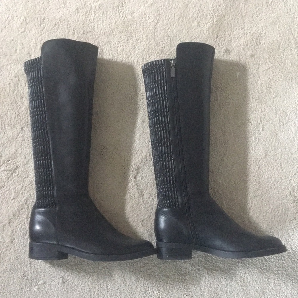 Black Blondo riding-style boots